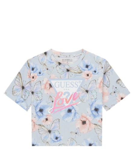 Guess παιδικό t-shirt με λογότυπο για κορίτσι J6RI08K6YW4