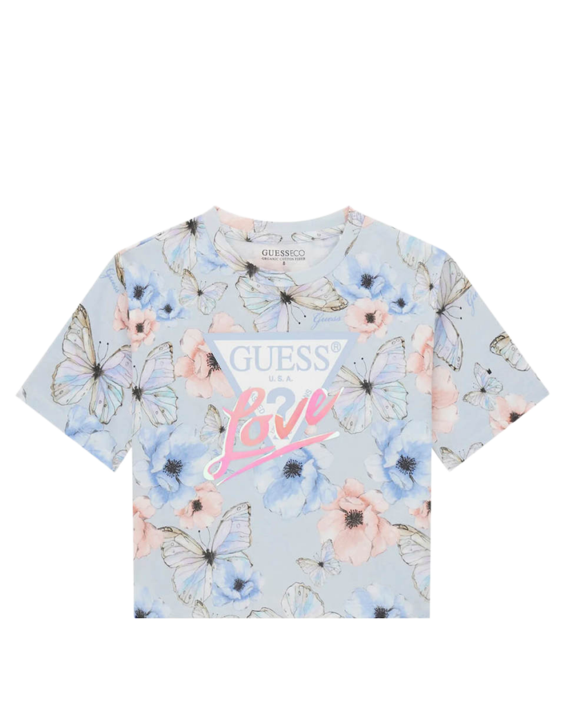 Guess παιδικό t-shirt με λογότυπο για κορίτσι J6RI08K6YW4