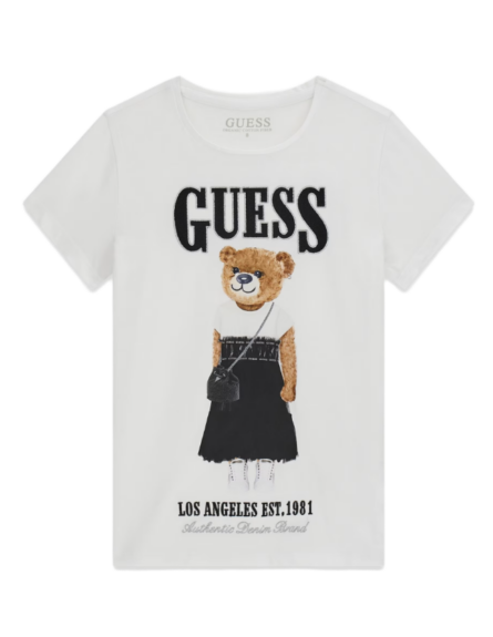 Guess παιδικό t-shirt  teddy bear για κορίτσι J6RI10K6YW4