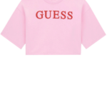 Guess παιδικό crop t-shirt λογότυπο για κορίτσι J6RI11KCNQ4