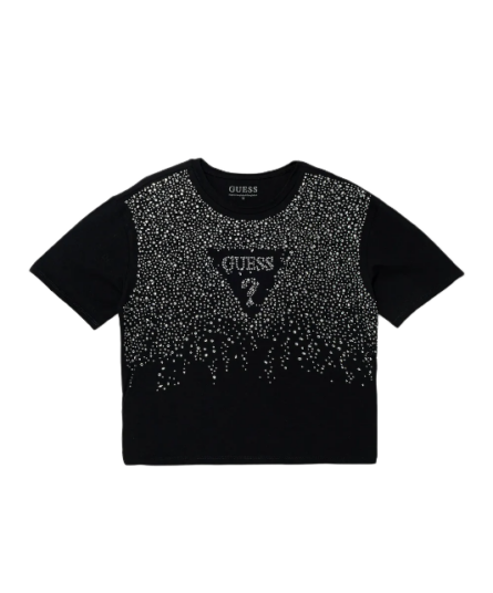 Guess παιδικό t-shirt με στρας για κορίτσι J6RI37K6YW4