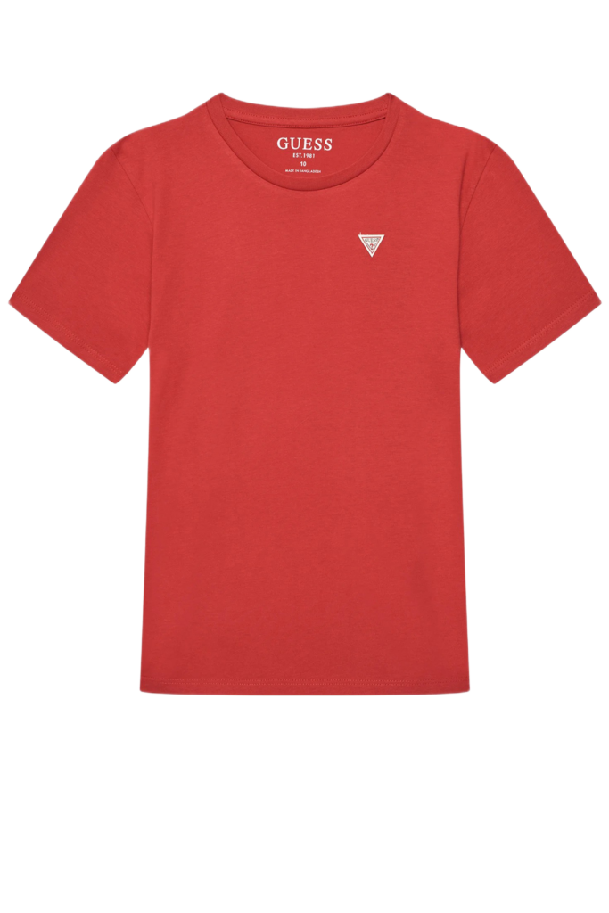 Guess παιδικό μονόχρωμο t-shirt για αγόρι L5YI38K5M20 Guess παιδικό μονόχρωμο t-shirt για αγόρι L5YI38K5M20