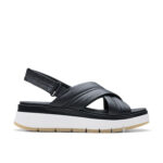 Clarks Tuscan Cross γυναικεία δερμάτινα σανδάλια 26182233