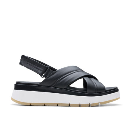 Clarks Tuscan Cross γυναικεία δερμάτινα σανδάλια 26182233