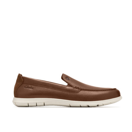 Clarks ανδρικά δερμάτινα μοκασίνια Flexway Step 26187422
