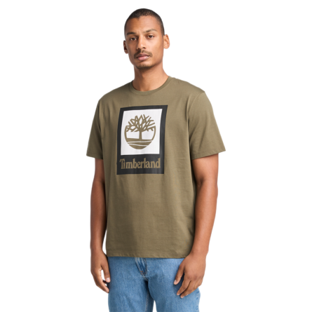 Timberland ανδρικό t-shirt λογότυπο STACK LOGO Colored A5QS2A58