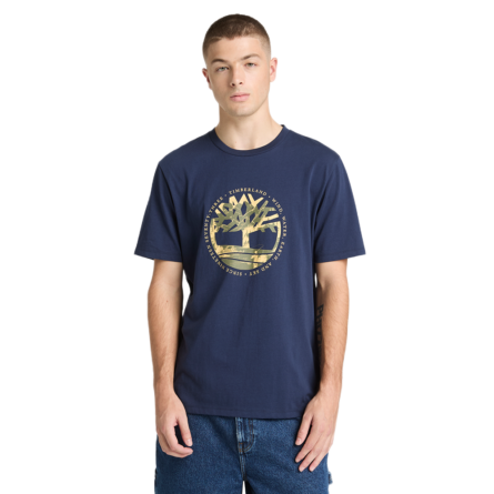 Timberland ανδρικό t-shirt λογότυπο Tree Logo Lake House Graphic Tee CASSEL EARTH YD A5MVR451