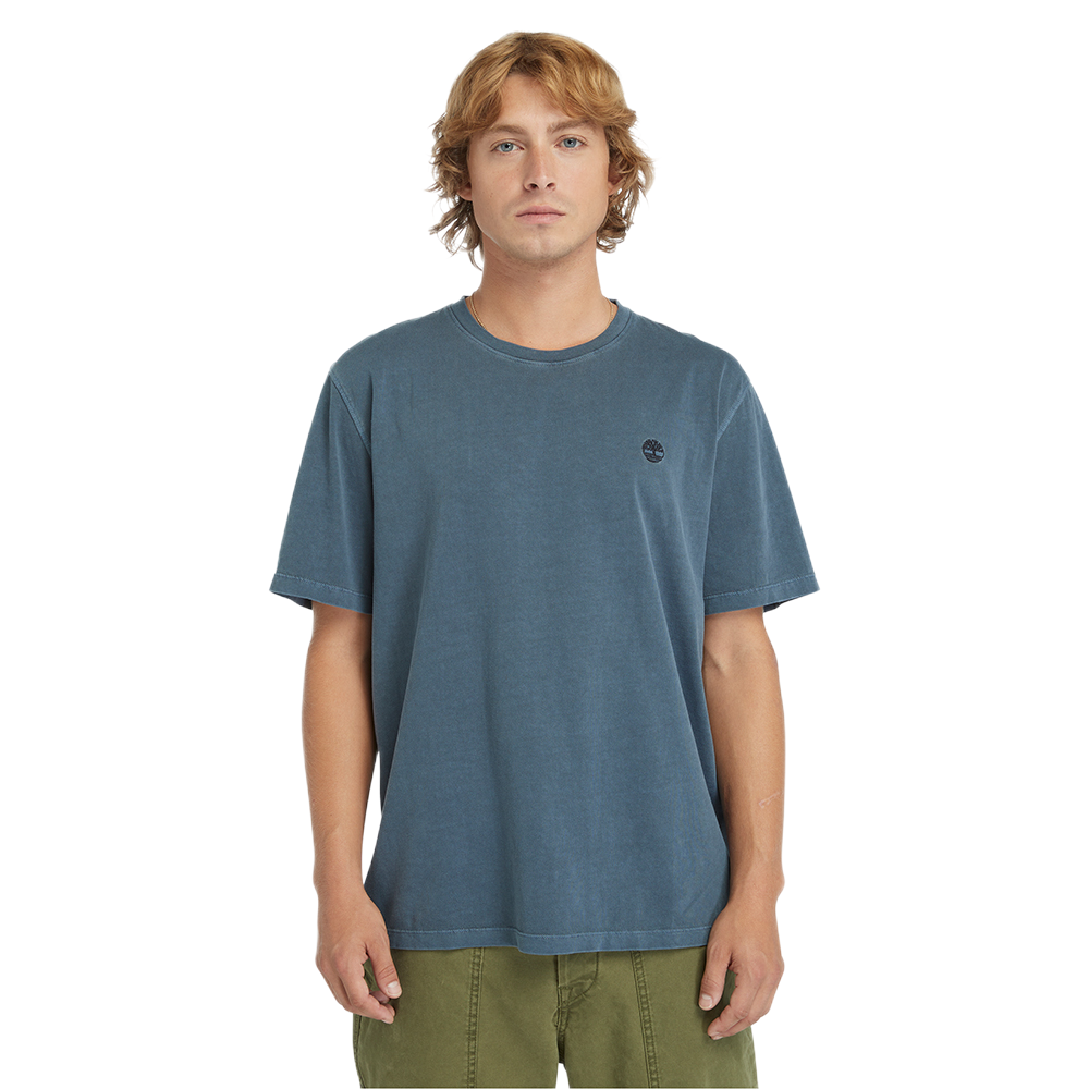 Timberland ανδρικό t-shirt λογότυπο δέντρο DUNSTAN RIVER Garment Dye A5YAY433