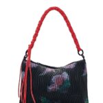 Desigual γυναικεία μεσαία τσάντα με ανάγλυφη υφή 26SAXPAL