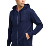 Funky Buddha ανδρική ζακέτα φούτερ με κουκούλα the essentials FBM013-002-06