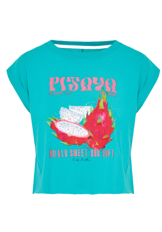 Funky Buddha γυναικείο αμάνικο κοντό t-shirt με τύπωμα FBL013-151-04 Funky Buddha γυναικείο αμάνικο κοντό t-shirt με τύπωμα FBL013-151-04