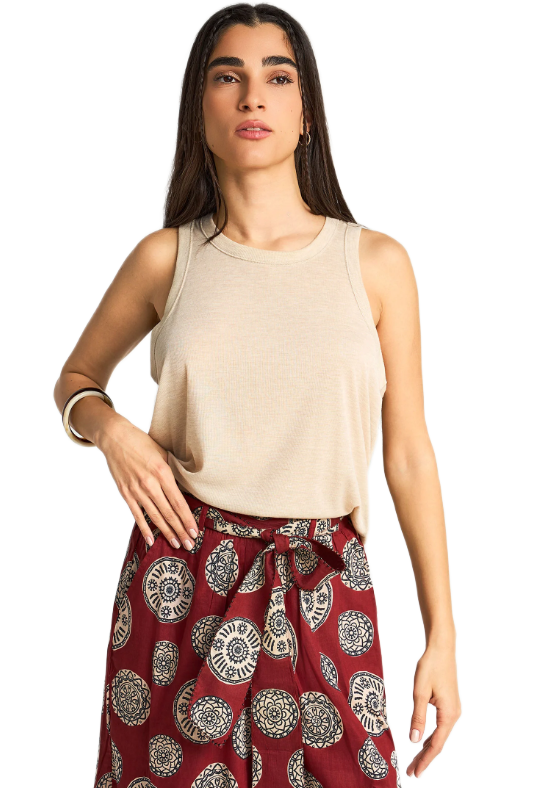 Funky Buddha γυναικείο tank top FBL013-166-04