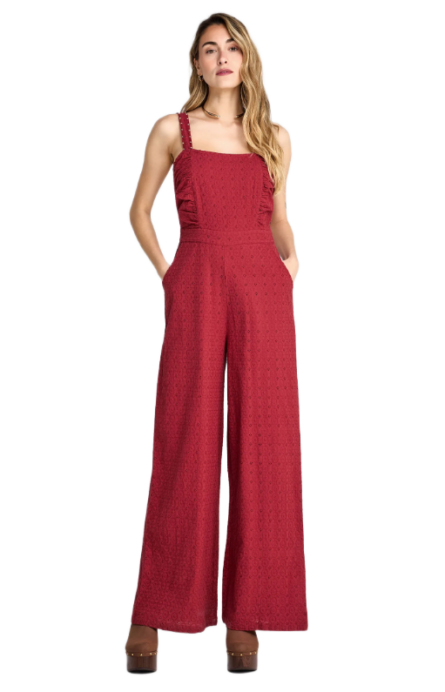Funky Buddha γυναικεία embroidery ολόσωμη φόρμα FBL013-116-12