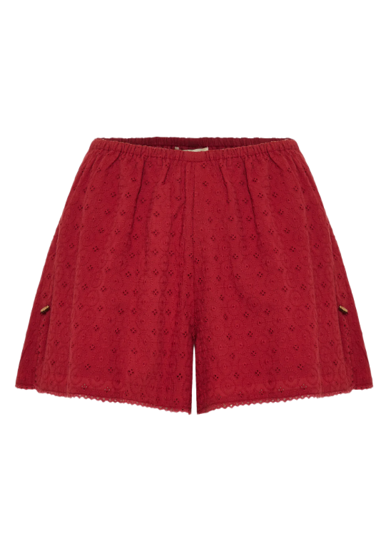 Funky Buddha γυναικείο embroidery σορτς FBL013-117-03