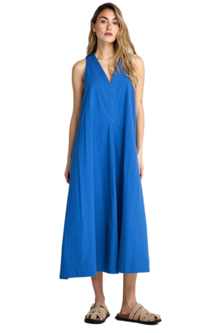 Funky Buddha γυναικείο relaxed μάξι φόρεμα από βαμβάκι FBL013-118-13