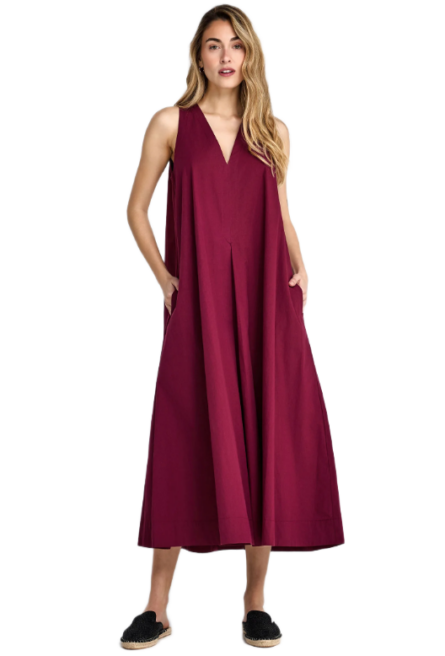 Funky Buddha γυναικείο relaxed μάξι φόρεμα από βαμβάκι FBL013-118-13