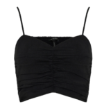 Funky Buddha γυναικείο εφαρμοστό cropped τοπ FBL013-123-17