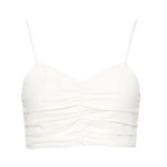 Funky Buddha γυναικείο εφαρμοστό cropped τοπ FBL013-123-17