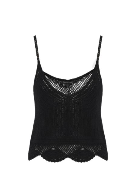 Funky Buddha γυναικείο crochet crop top FBL013-134-17