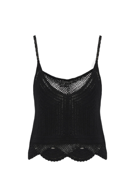 Funky Buddha γυναικείο crochet crop top FBL013-134-17