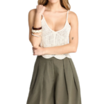 Funky Buddha γυναικείο crochet crop top FBL013-134-17