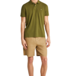 Funky Buddha ανδρική λινή chino βερμούδα FBM013-009-03
