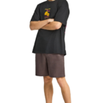 Funky Buddha ανδρική λινή chino βερμούδα FBM013-009-03