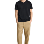 Funky Buddha ανδρικό comfort fit λινό chino παντελόνι FBM013-011-02