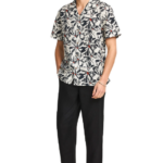 Funky Buddha ανδρικό comfort fit λινό chino παντελόνι FBM013-011-02