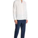Funky Buddha ανδρικό comfort fit λινό chino παντελόνι FBM013-011-02
