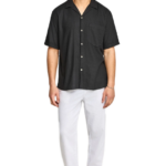 Funky Buddha ανδρικό comfort fit λινό chino παντελόνι FBM013-011-02