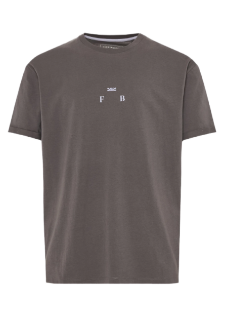 Funky Buddha ανδρικό relaxed fit t-shirt με τύπωμα FBM013-019-04