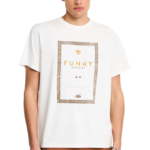 Funky Buddha ανδρικό t-shirt με τύπωμα FBM013-044-04