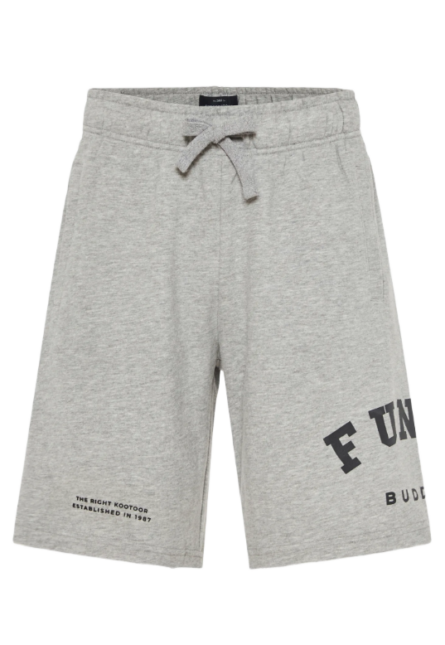 Funky Buddha ανδρική βερμούδα αθλητική με τυπωμένο logo FBM013-051-03