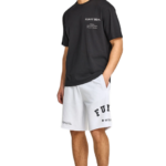 Funky Buddha ανδρική βερμούδα αθλητική με τυπωμένο logo FBM013-051-03