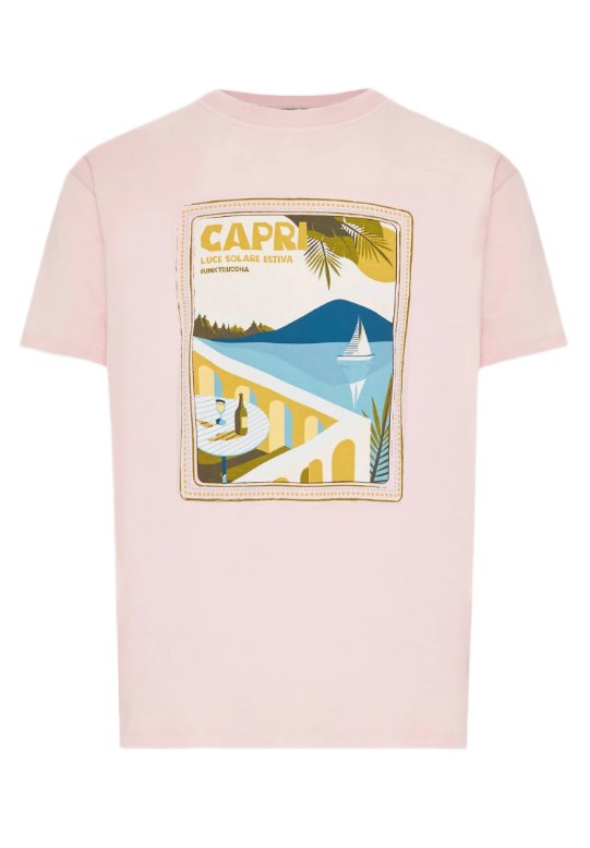 Funky Buddha ανδρικό t-shirt με τύπωμα FBM013-069-04