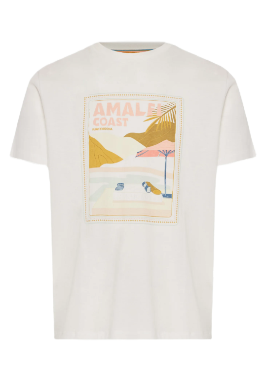 Funky Buddha ανδρικό t-shirt με τύπωμα FBM013-069-04