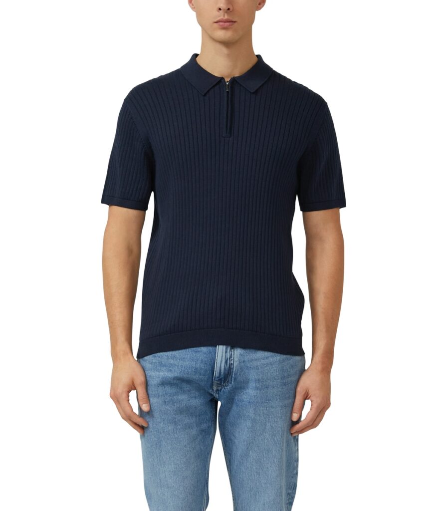 S'Oliver ανδρική πλεκτή polo μπλούζα 2178311 S'Oliver ανδρική πλεκτή polo μπλούζα 2178311