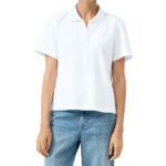 S'Oliver γυναικείο μονόχρωμο polo μπλουζάκι 2174981