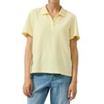 S'Oliver γυναικείο μονόχρωμο polo μπλουζάκι 2174981