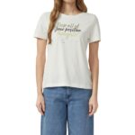 S'Oliver γυναικείο μονόχρωμο t-shirt τύπωμα 2176213