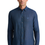 Navy&Green ανδρικό λινό πουκάμισο Comfort Fit 24NG.CS77/1B.4