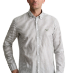 Navy&Green ανδρικό ριγέ πουκάμισο Comfort Fit 24NG.CA272/1B.1
