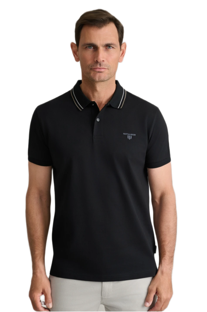Navy&Green ανδρική κοντομάνικη polo μπλούζα 24TS.004/PL