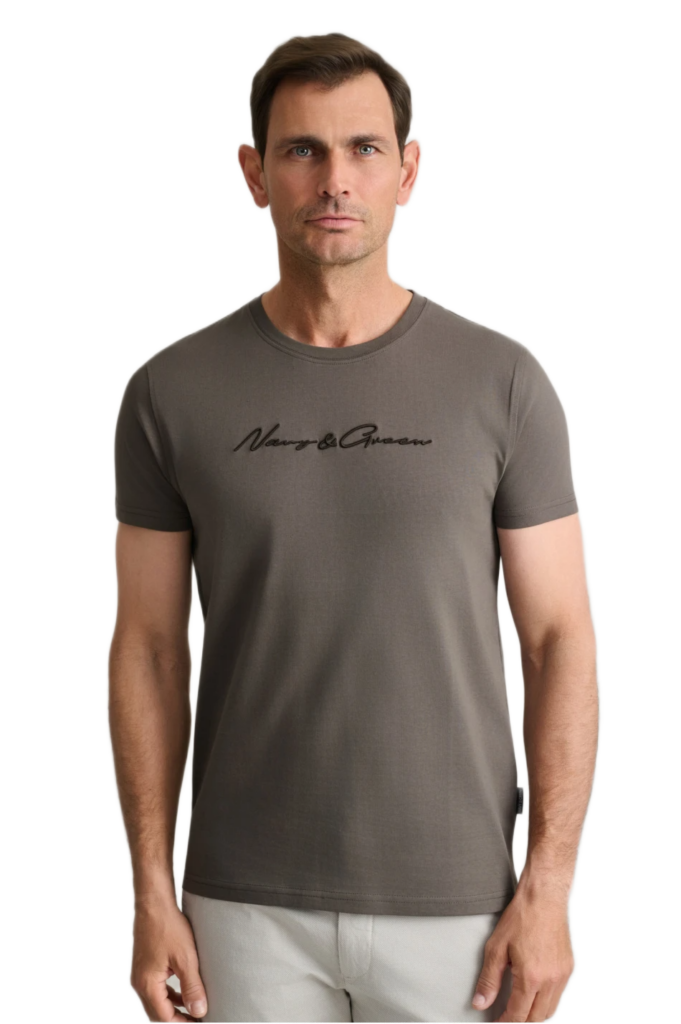 Navy&Green ανδρικό t-shirt με τύπωμα 24TU.322/11P.2