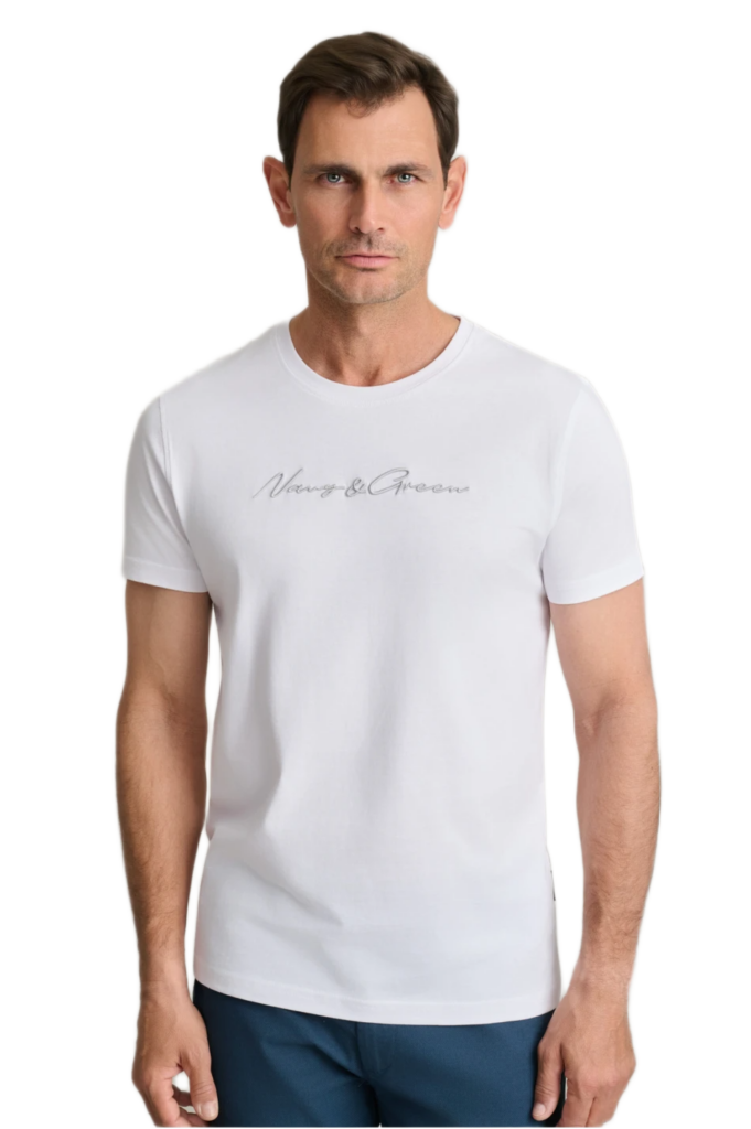 Navy&Green ανδρικό t-shirt με τύπωμα 24TU.322/11P.2