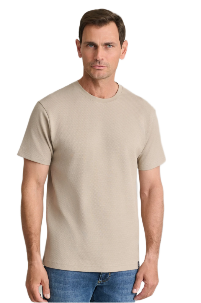 Navy&Green ανδρικό t-shirt jacquard 24EY.022/R.1
