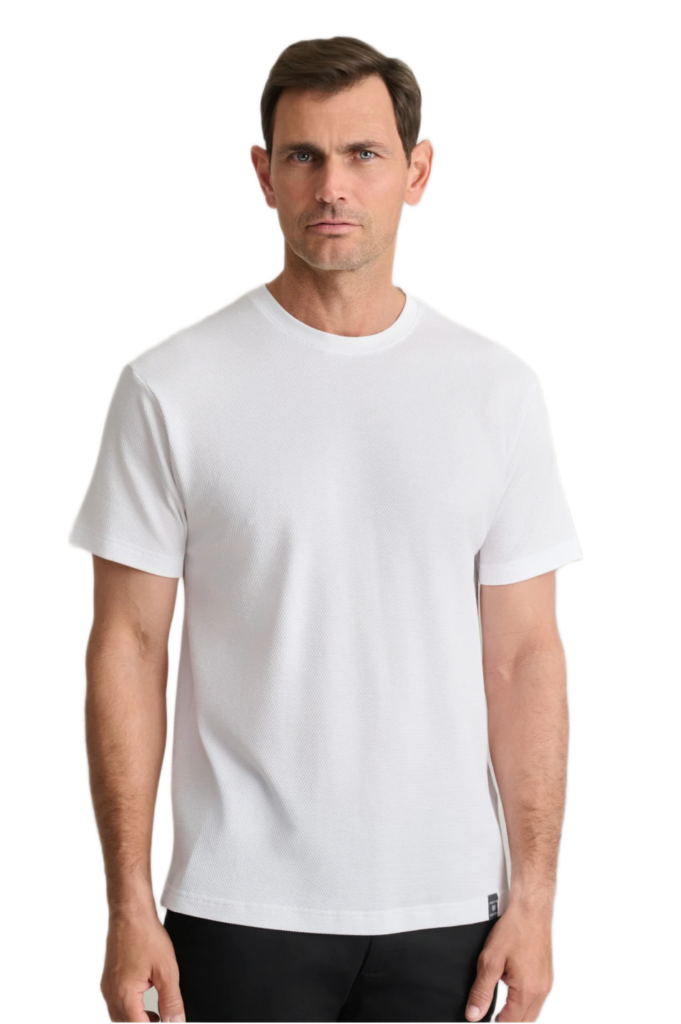 Navy&Green ανδρικό t-shirt jacquard 24EY.022/R.1