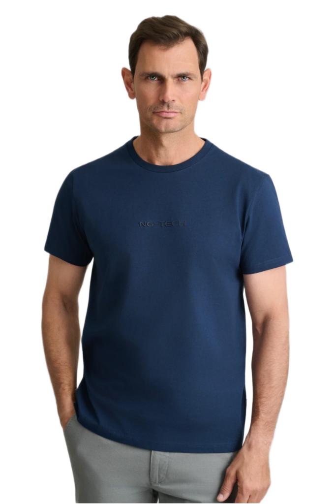 Navy&Green ανδρικό t-shirt τύπωμα 24MO.023/R