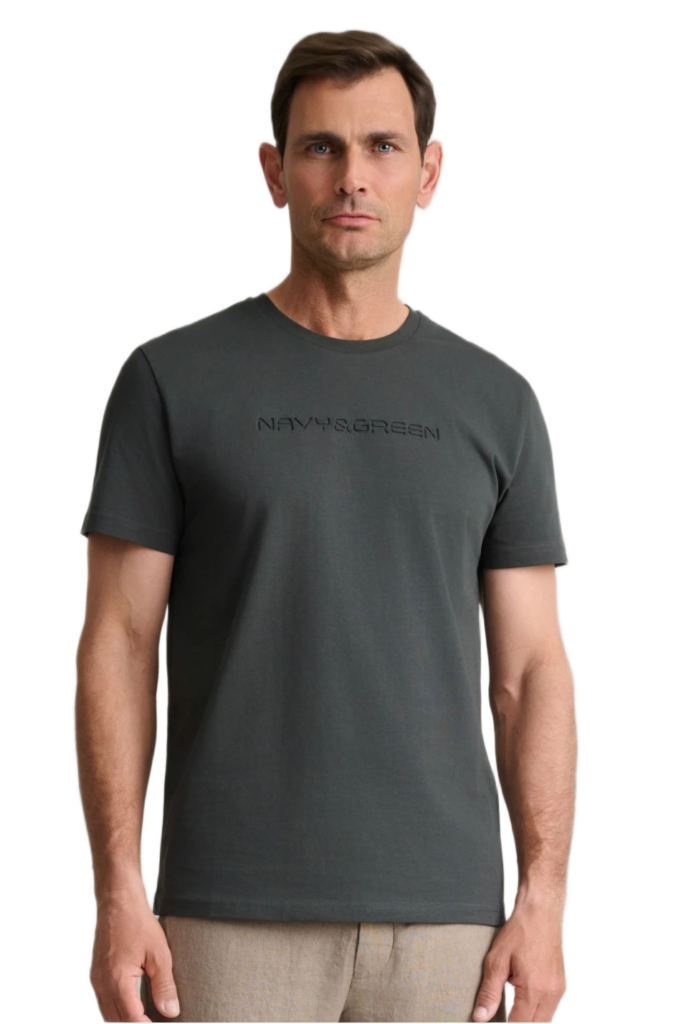 Navy&Green ανδρικό t-shirt λογότυπο 24TU.346/7R